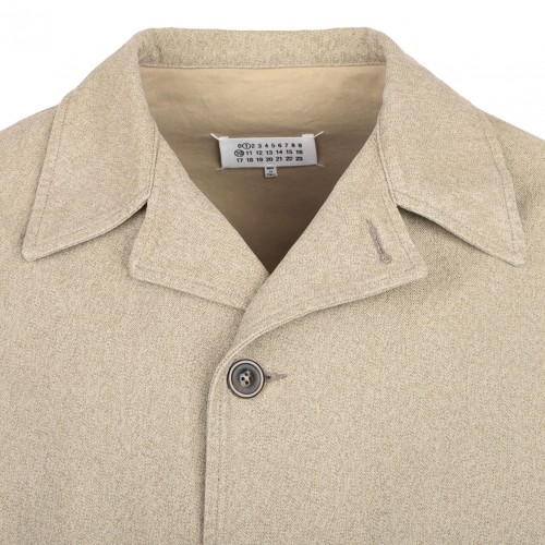 Beige Shirt Jacket