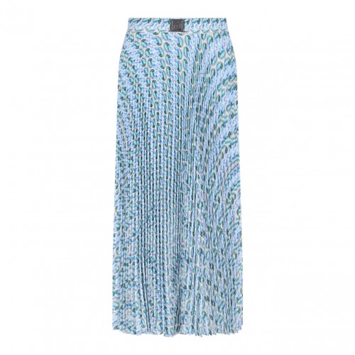 Abstract Print Maxi Skirt