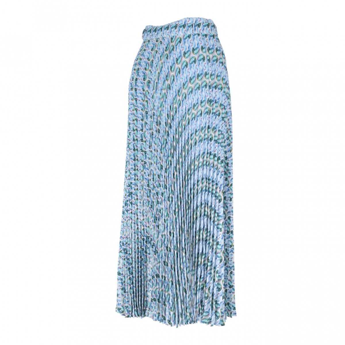 Abstract Print Maxi Skirt