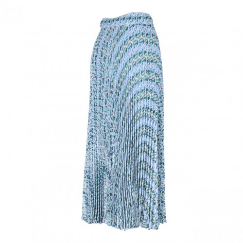 Abstract Print Maxi Skirt