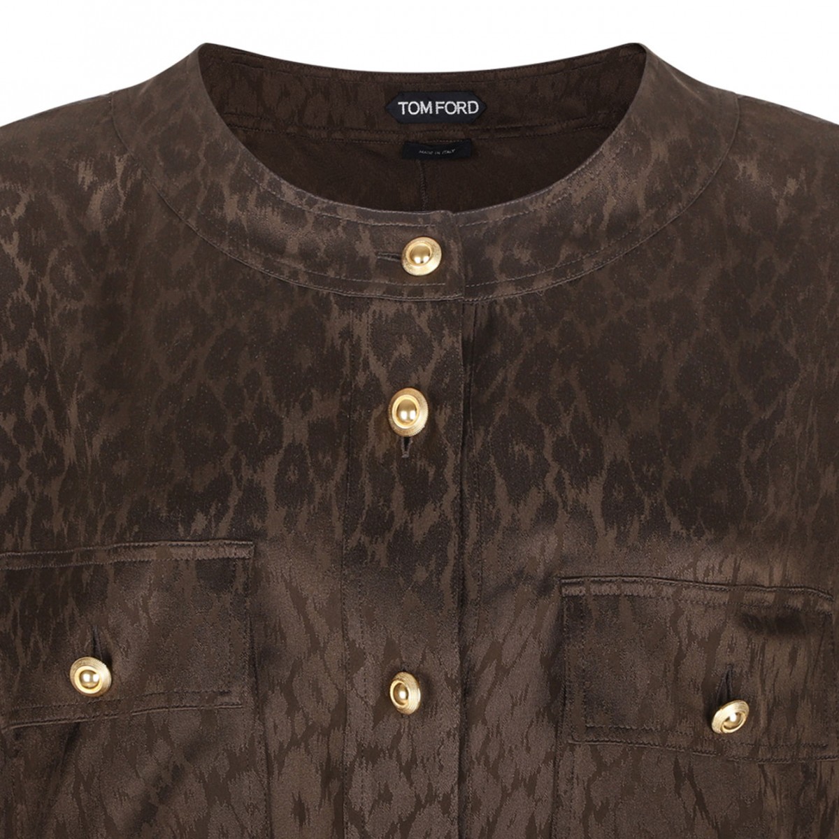 Brown Belted Shirt Dress