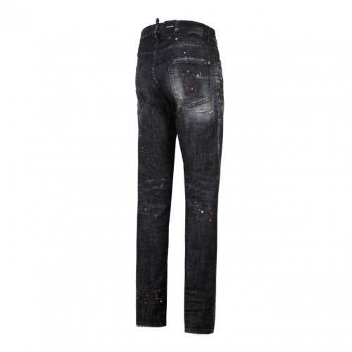 Black Biker Jeans