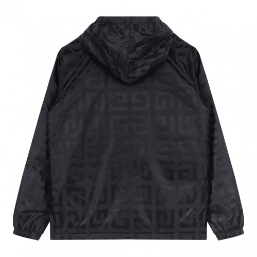 Black Logo Print Jacket
