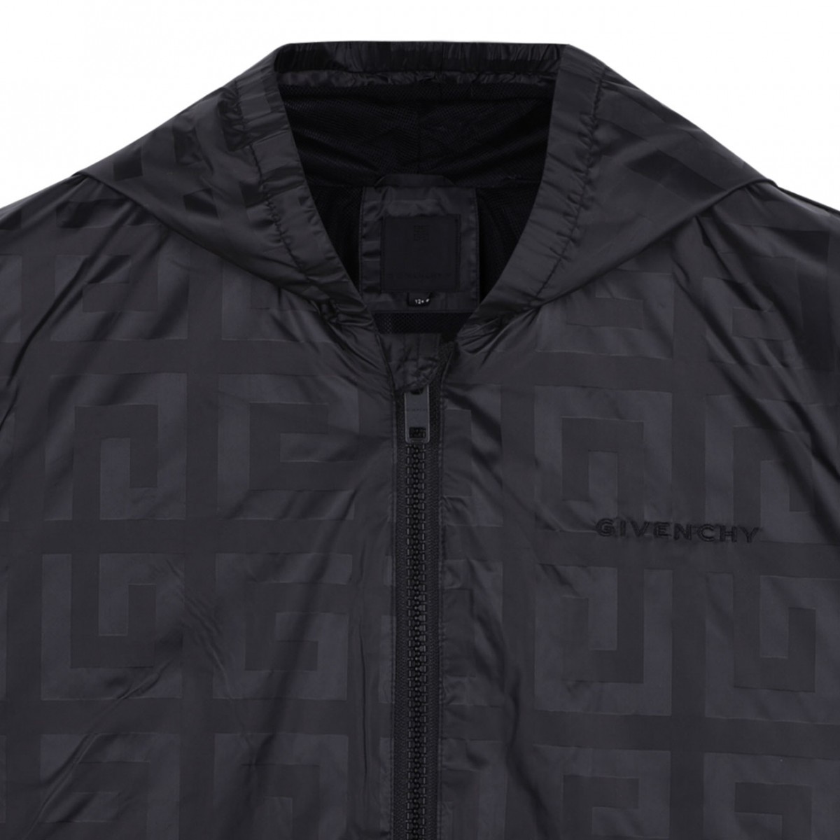 Black Logo Print Jacket