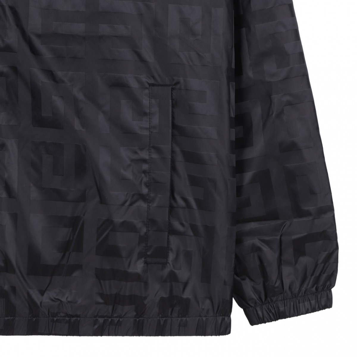 Black Logo Print Jacket