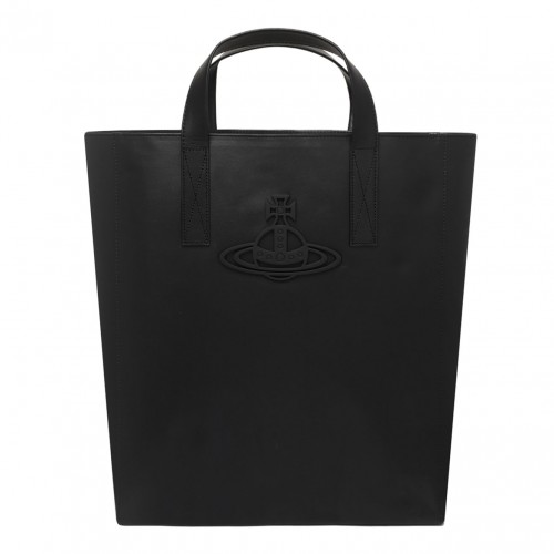 Black Sarah Medium Tote Bag