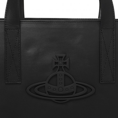 Black Sarah Medium Tote Bag
