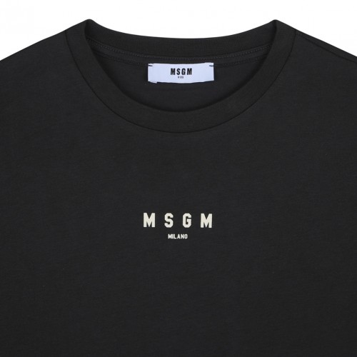 Black Logo Print T-Shirt