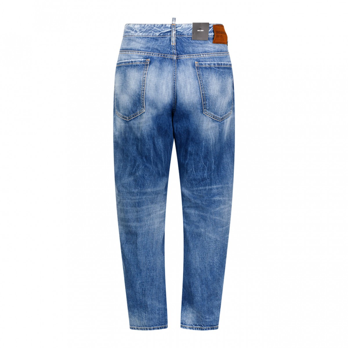 Dsquared2 Blue Cropped Jeans