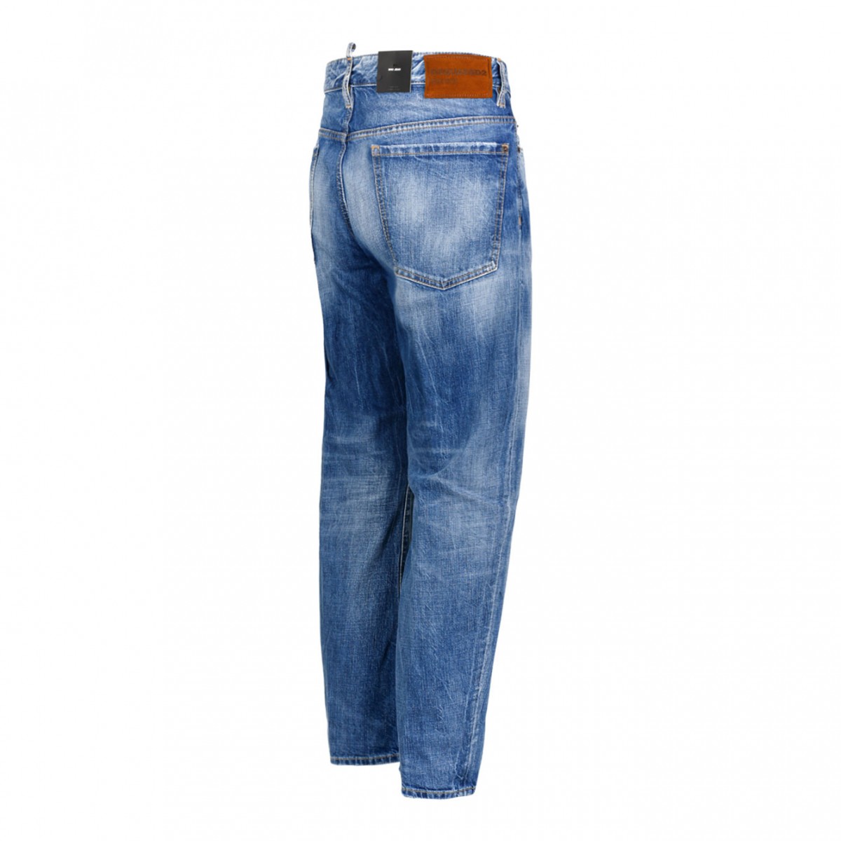 Dsquared2 Blue Cropped Jeans