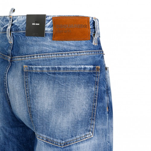Dsquared2 Blue Cropped Jeans