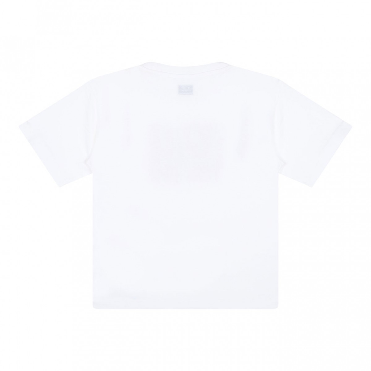 White Logo Print T-Shirt