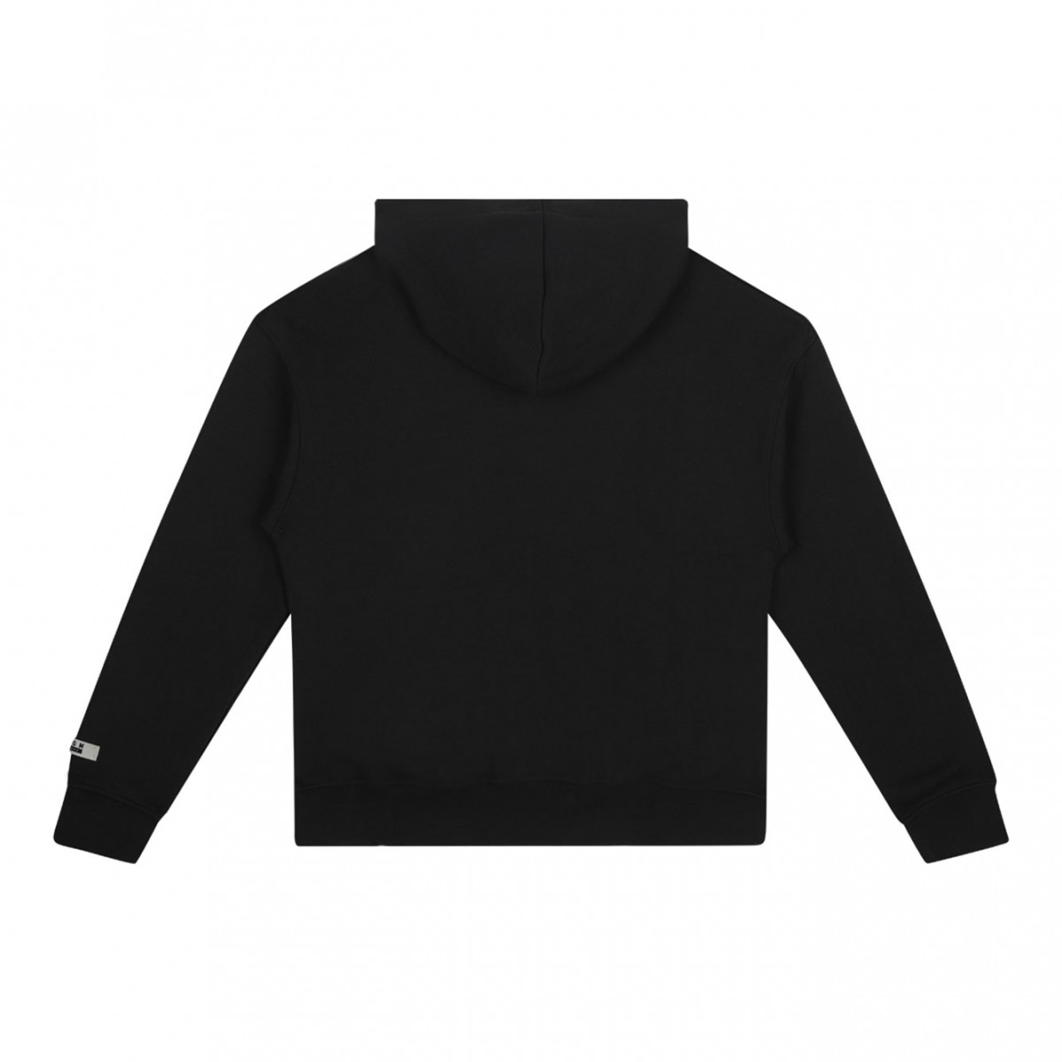 Black Logo Print Hoodie