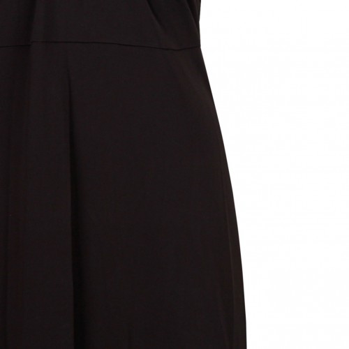 Michael Kors Black Ruched Halter neck Dress