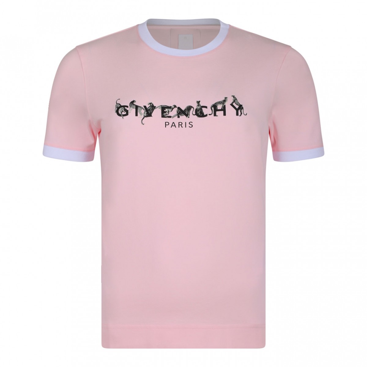 Pink Logo Print T-Shirt