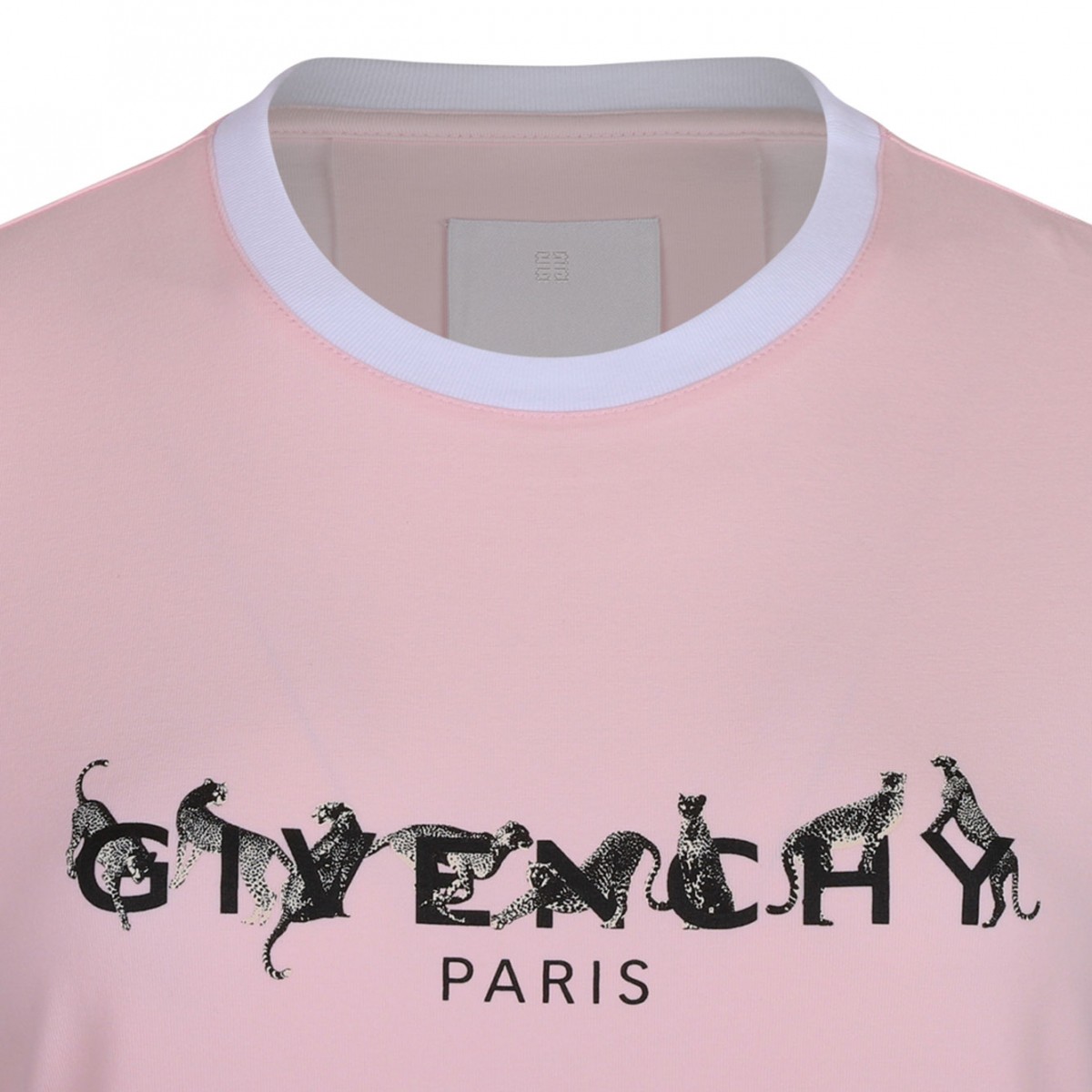 Pink Logo Print T-Shirt