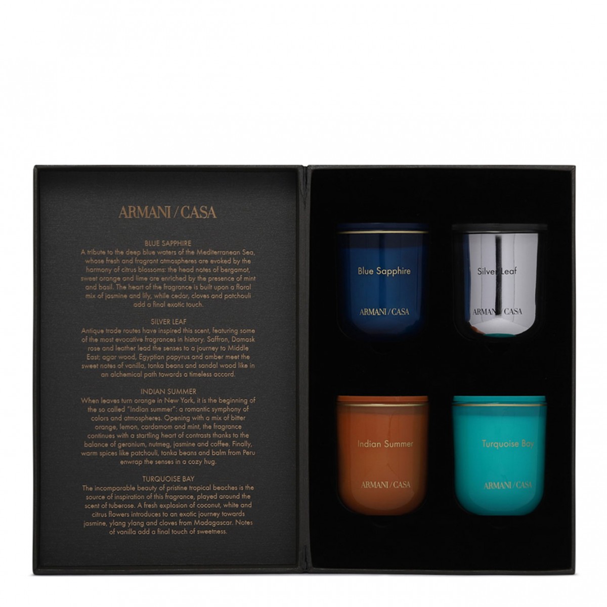 4 Mini Scented Candles Set