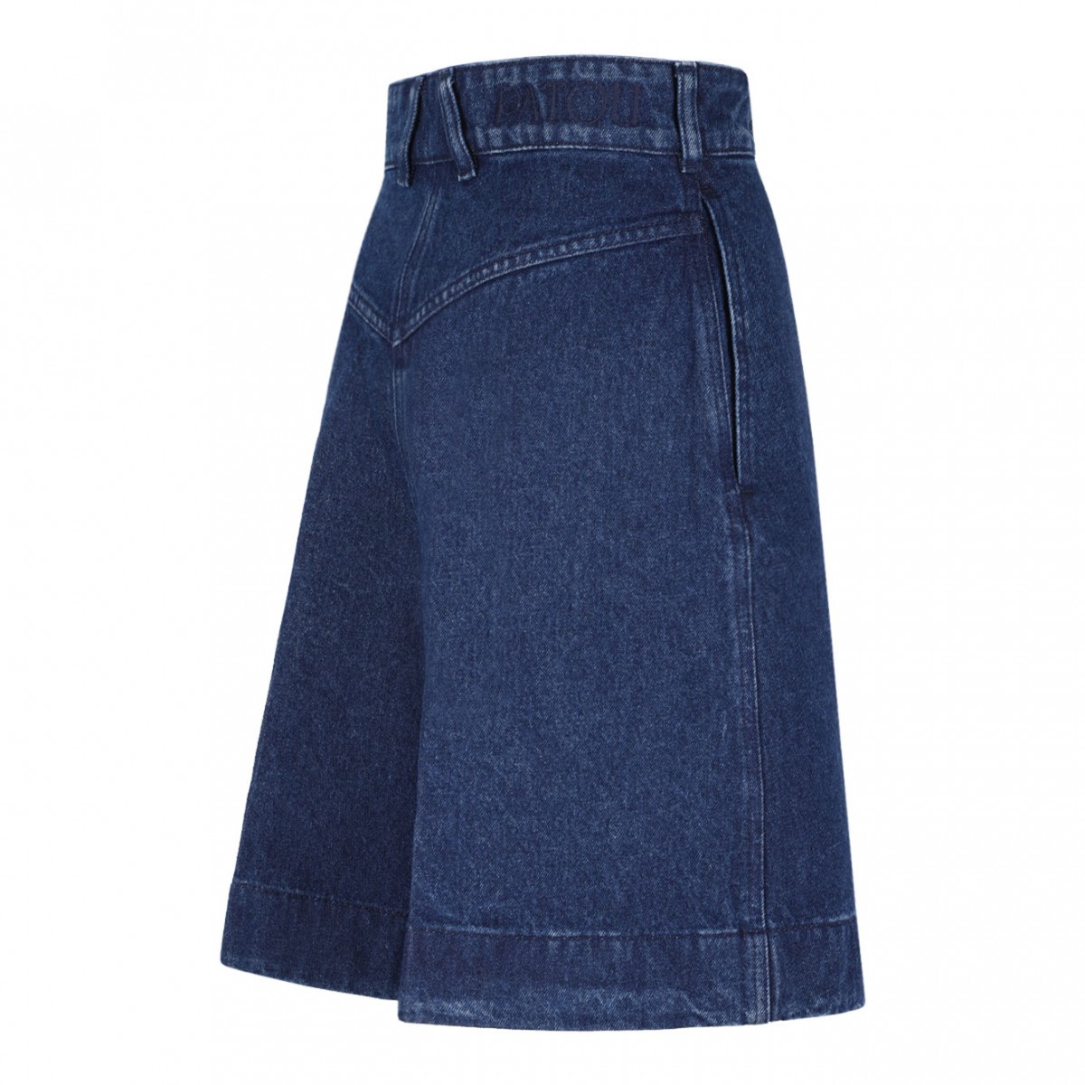 Navy Blue Denim Shorts