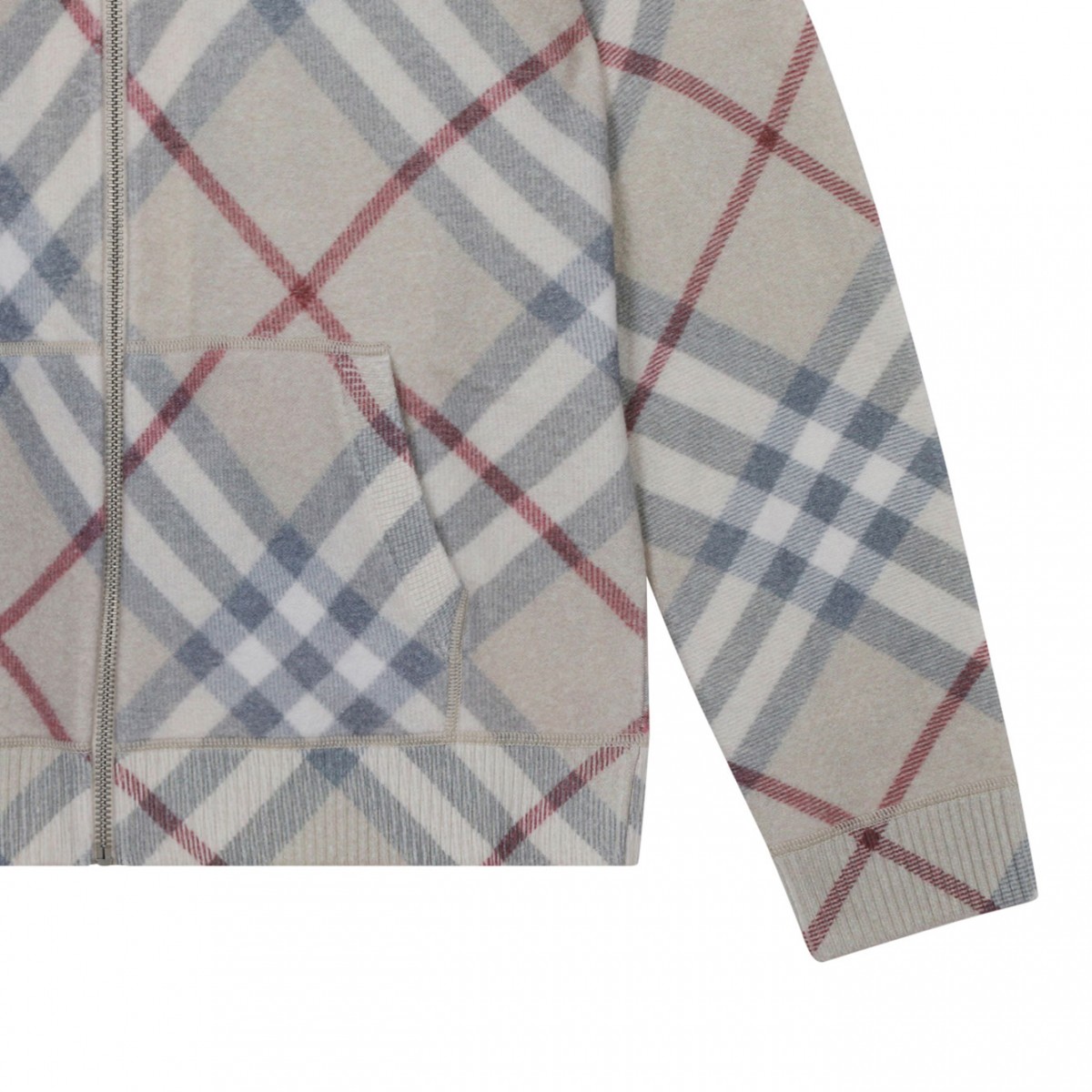 Check Pattern Hoodie