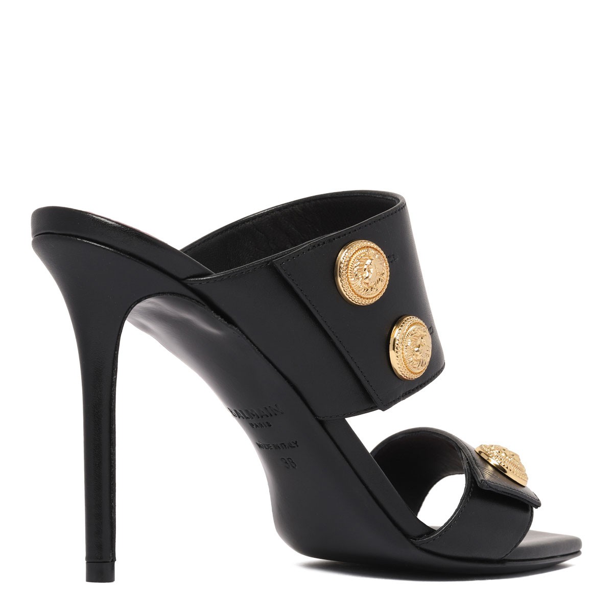 Black Eva Heeled Sabot