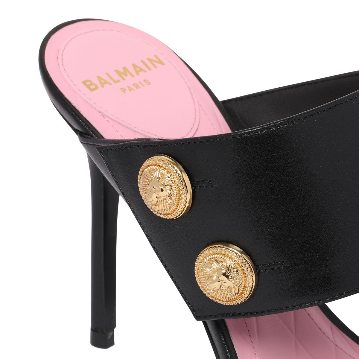 Black Eva Heeled Sabot