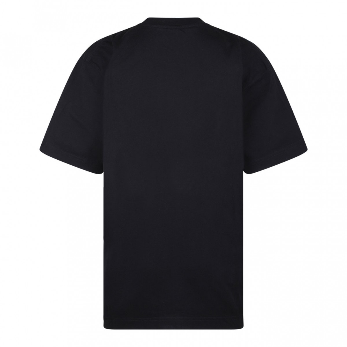 Black Logo Embroidered T-Shirt