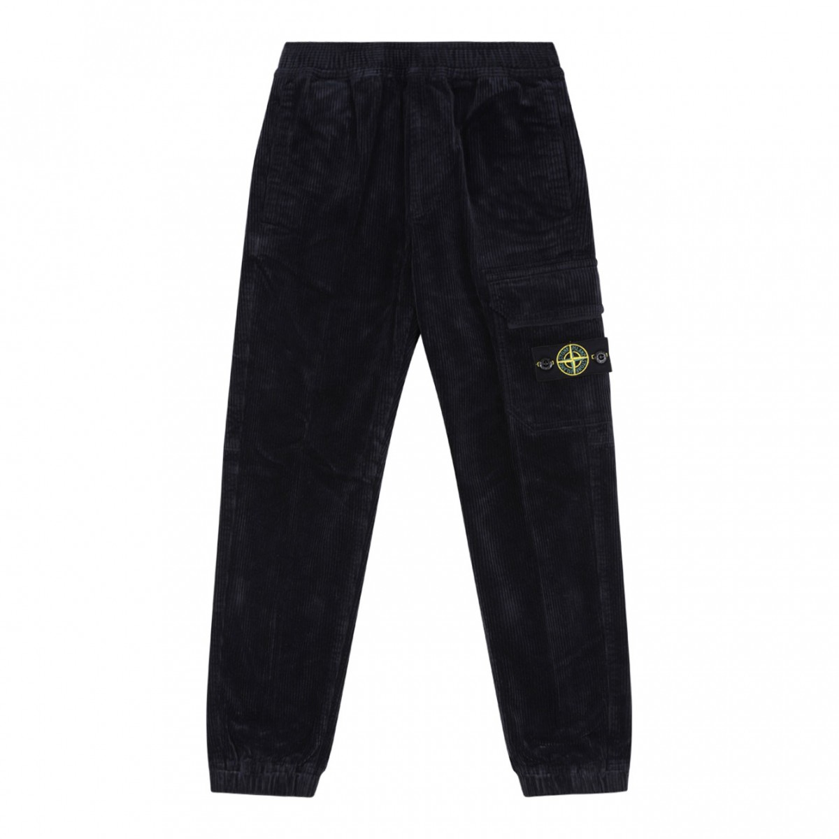 Navy Blue Compass Badge Track Pants
