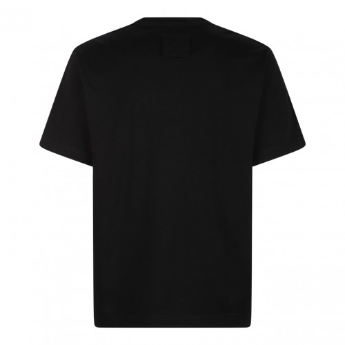 Black Logo Embroidered T-Shirt 2