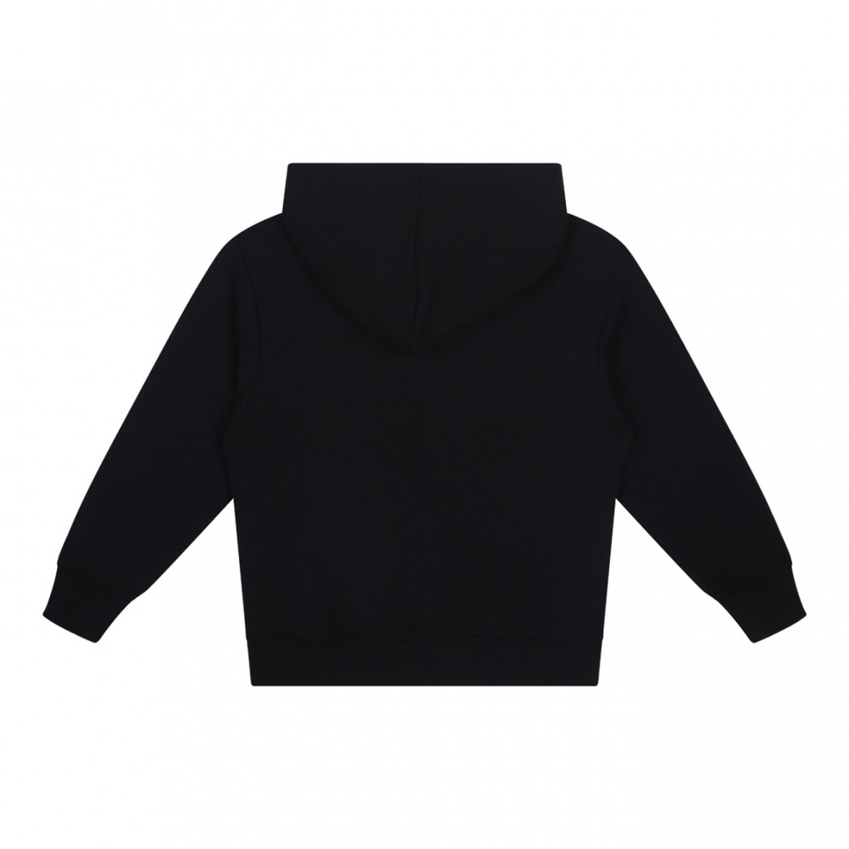 Black Logo Print Hoodie