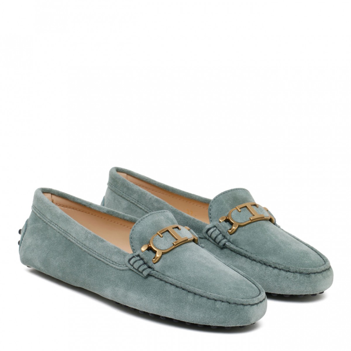 Tod's Laurel Wreath Gommino Suede Moccasin
