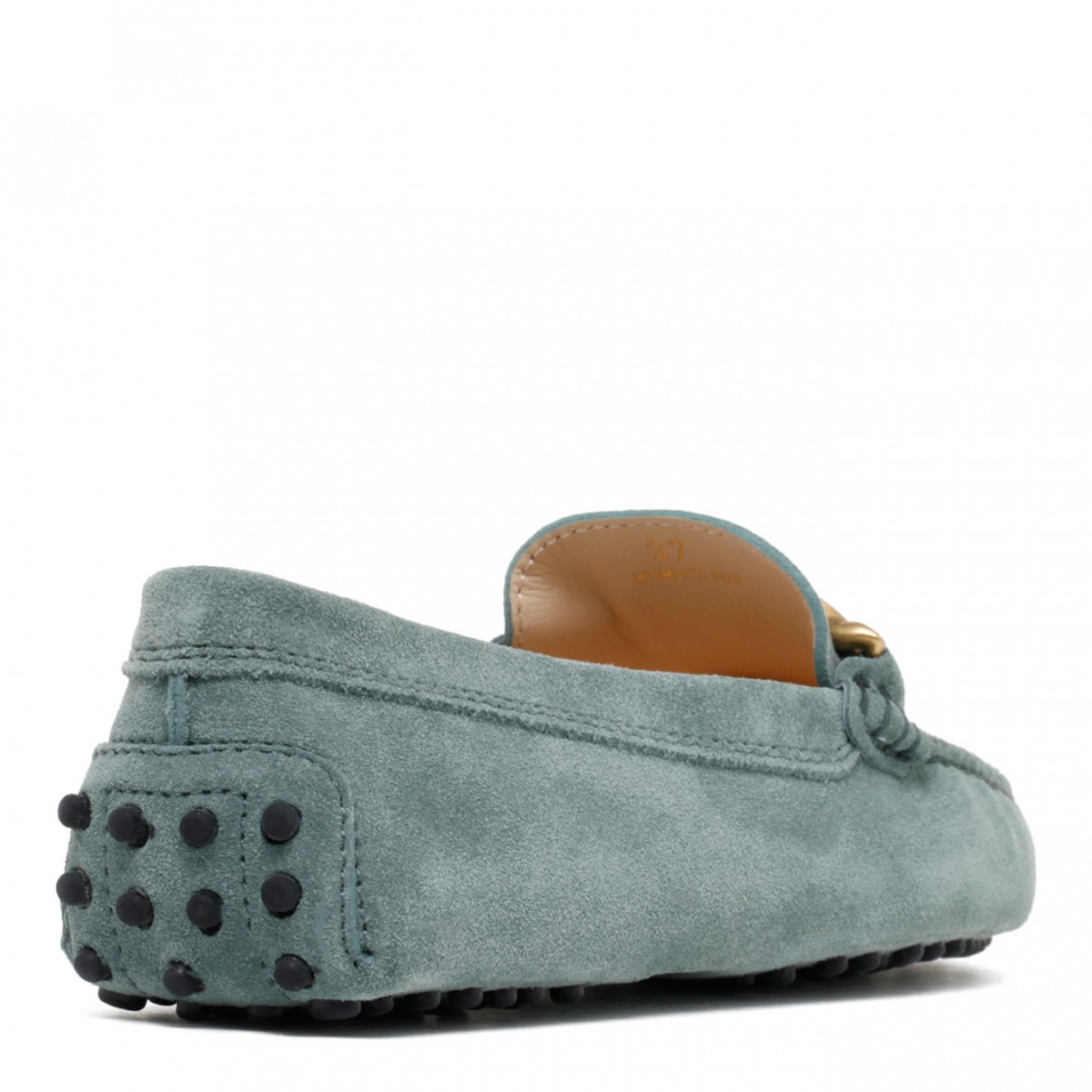 Tod's Laurel Wreath Gommino Suede Moccasin