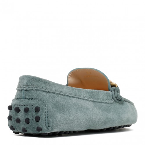 Tod's Laurel Wreath Gommino Suede Moccasin