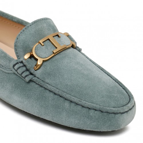 Tod's Laurel Wreath Gommino Suede Moccasin