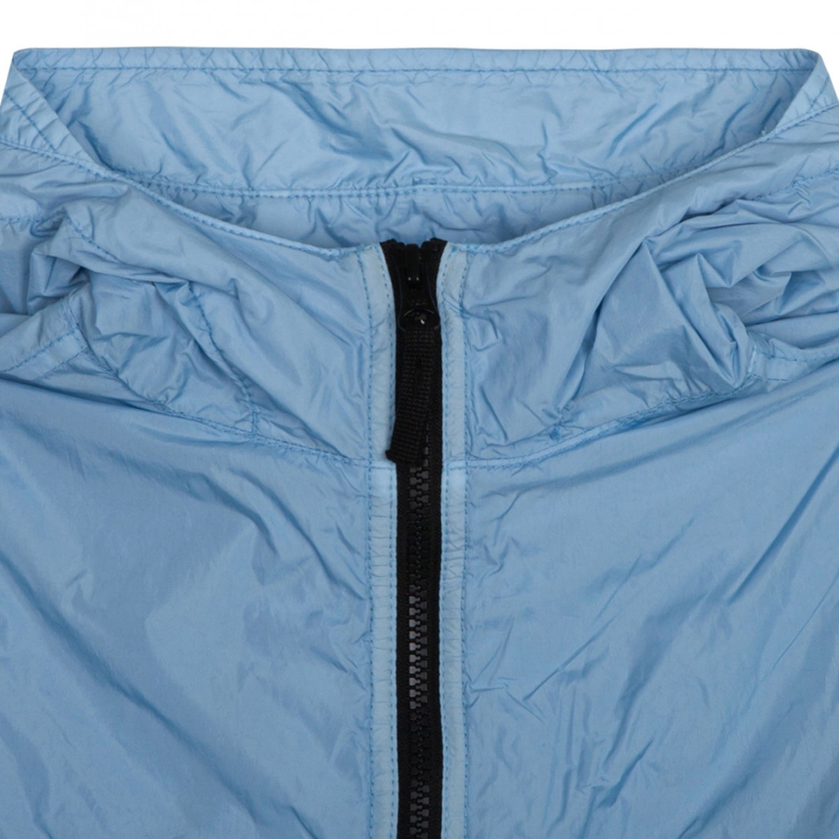 Light Blue Hooded Jacket