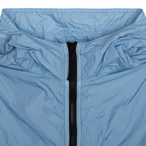 Light Blue Hooded Jacket