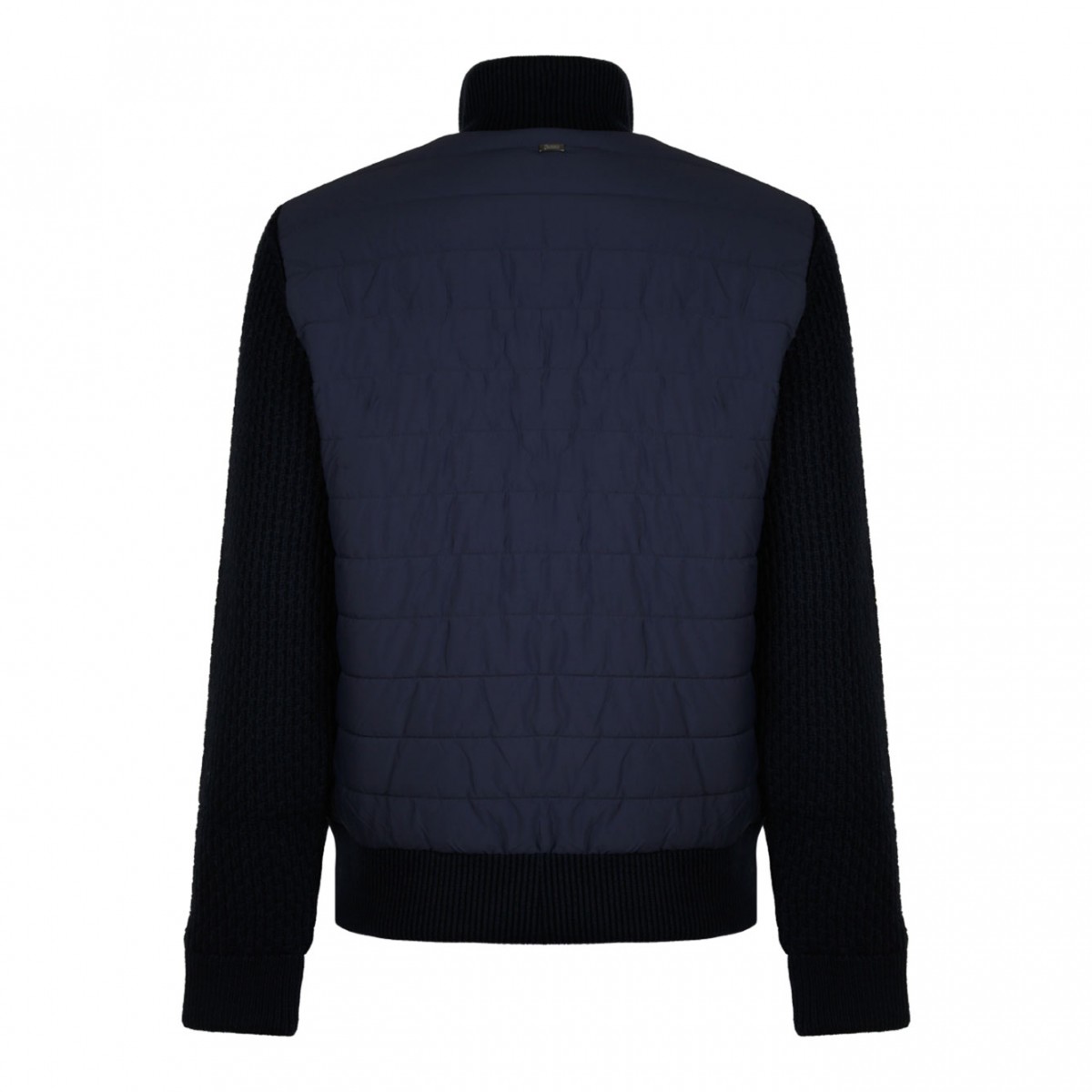 Quilted Inserts Navy Blue Jacket