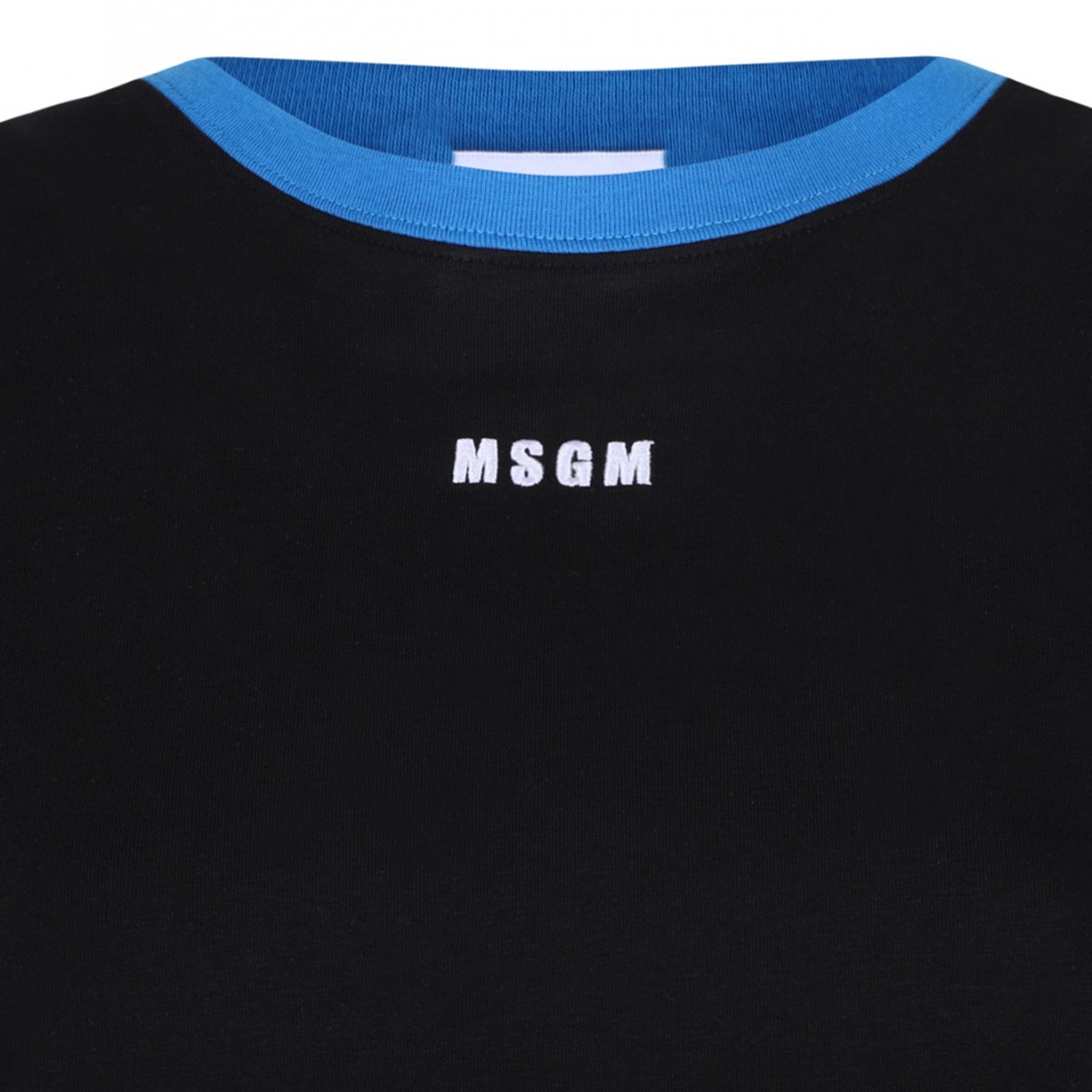 Black Logo Embroidered T-Shirt