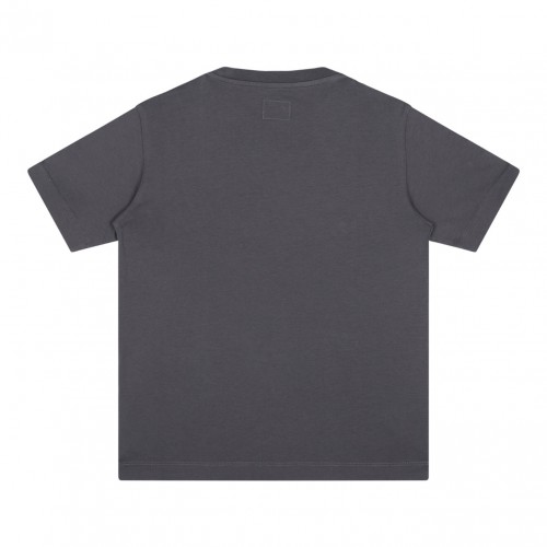 Anthracite Grey Logo Print T-Shirt