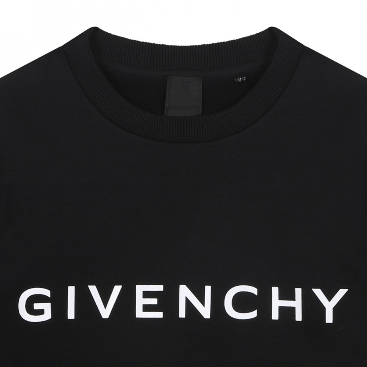 Black Lettering Logo Sweatshirt