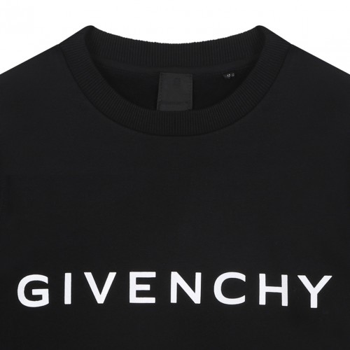 Black Lettering Logo Sweatshirt