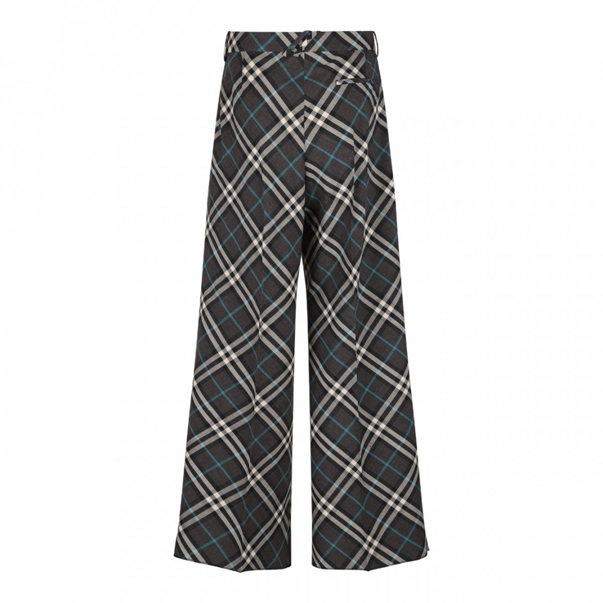 Check Pattern Trousers