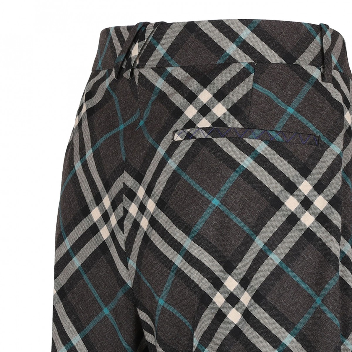 Check Pattern Trousers