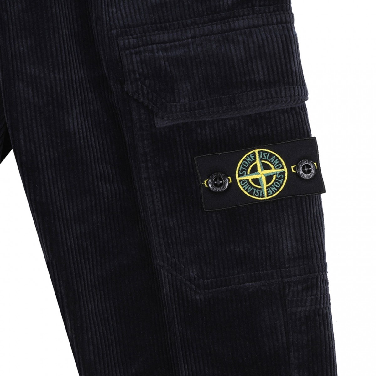 Navy Blue Compass Badge Track Pants