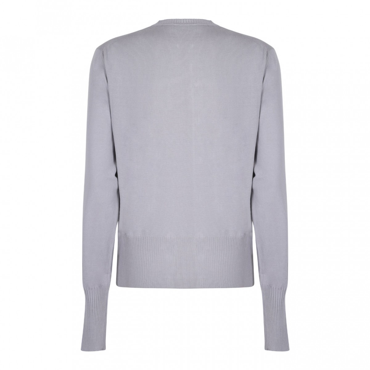 Light Grey Argyle Cardigan