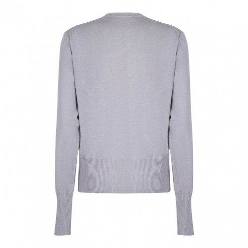 Light Grey Argyle Cardigan