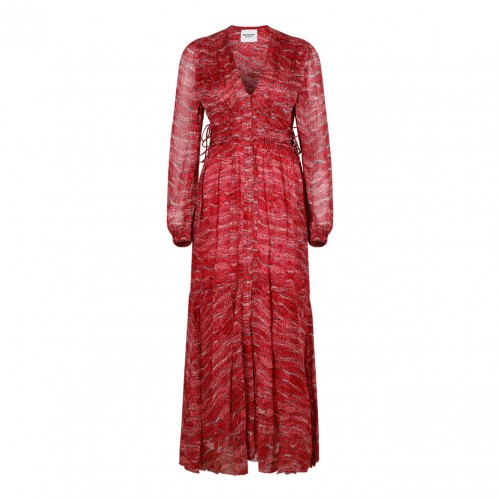 Poppy Red Amara Maxi Dress