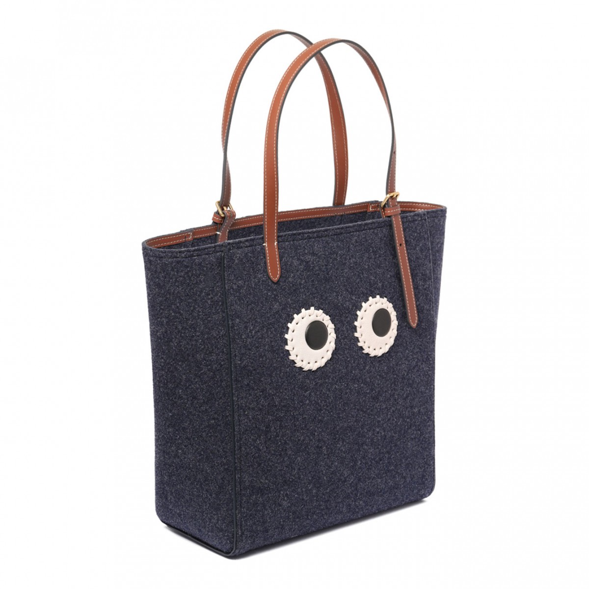 Navy Blue Small Tote Bag