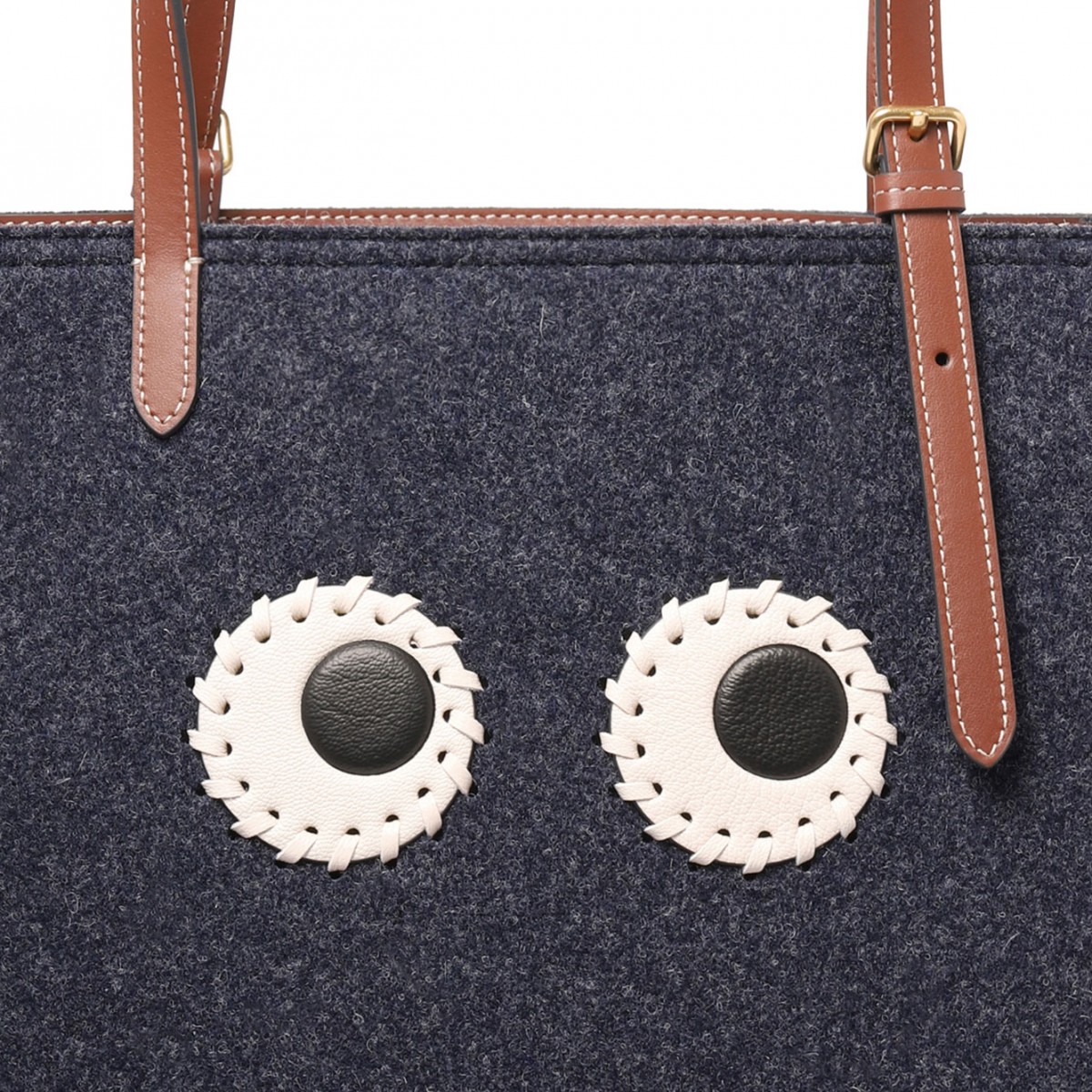 Navy Blue Small Tote Bag