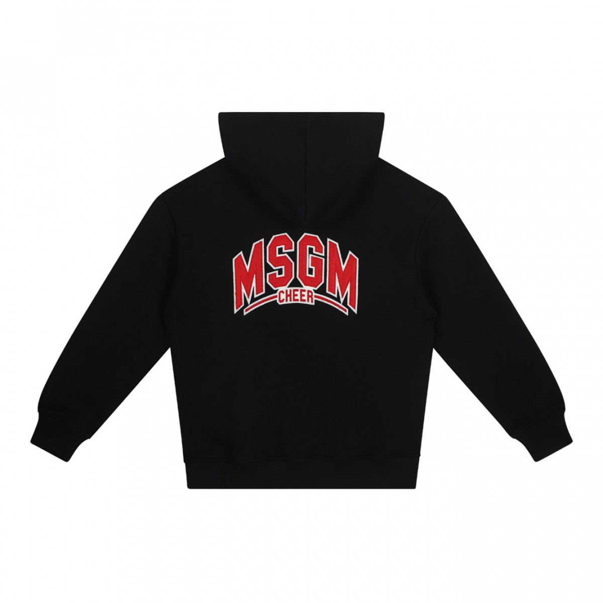 Black Logo Patch Hoodie