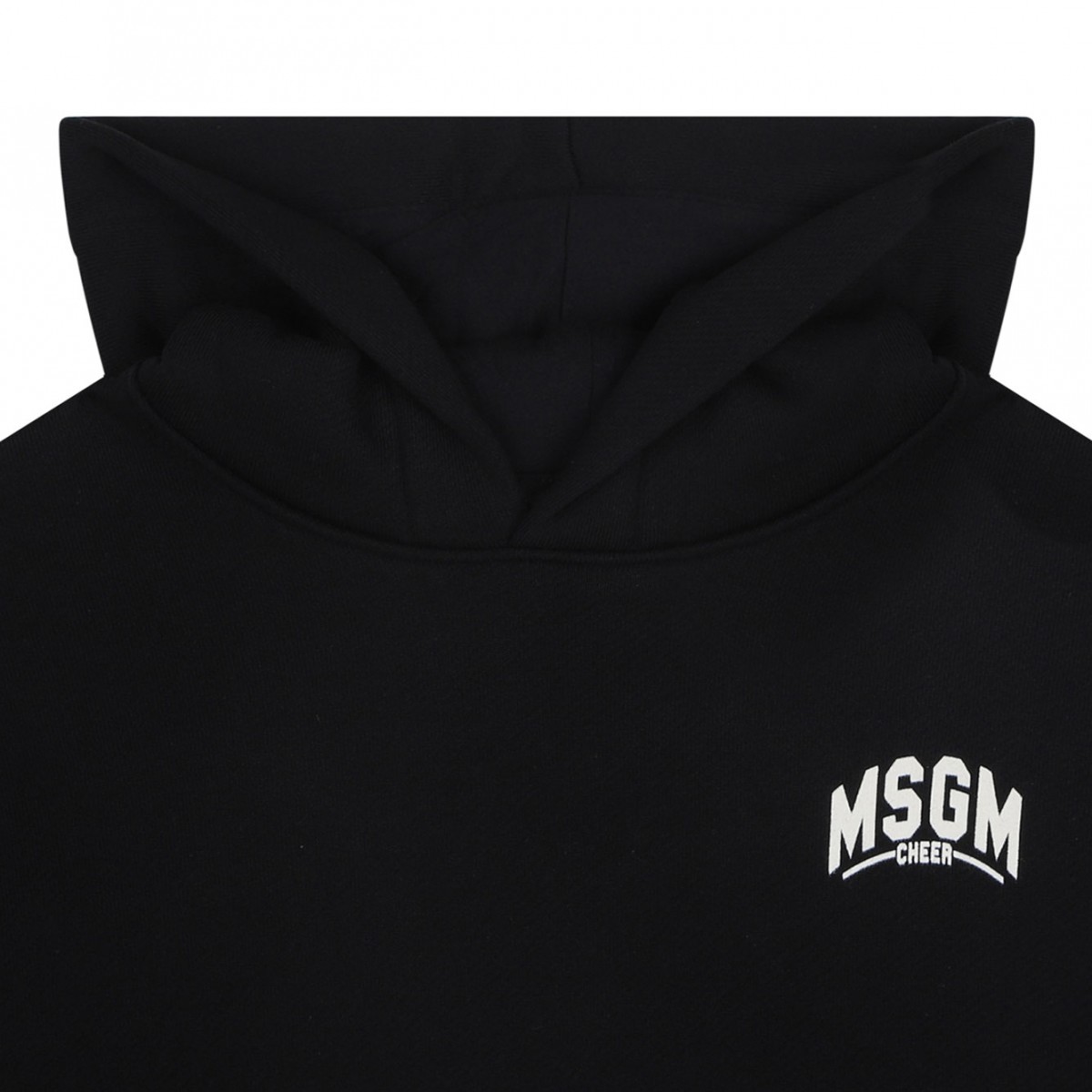 Black Logo Patch Hoodie